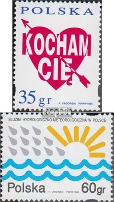 Produktbild von Briefmarken Polen 1995 Mi 3518,3519 (kompl.Ausg.) postfrisch Grußmarken