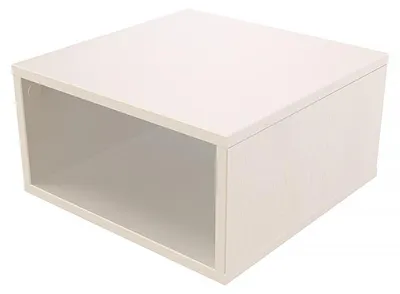 Produktbild von Aufbewahrungswürfel Holz 50x50 cm - Weiß