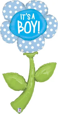 Produktbild von Airwalker Blume It's a Boy blau 150 cm