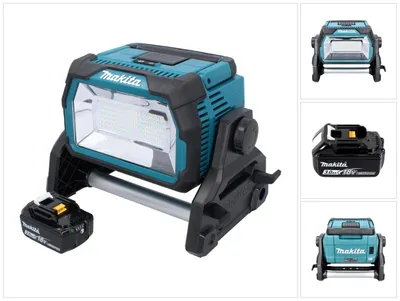 Obrázok produktu pre Makita DML 809 F1 Akumulátorový LED stavebný reflektor 18 V 10000 lm + 1x akumulátor 3,0 Ah - bez nabíjačky