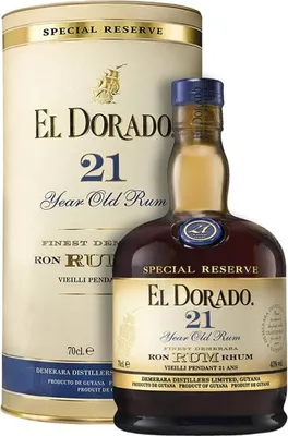 Image de Rum el Dorado 21 ans Rum Guyana 70.00 cl 43.0 % Rum el Dorado 21 ans Rum Guyana 70.00 cl 43.0