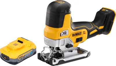 Produktbild von DeWalt DCS 335 N Akku Stichsäge 18 V 135 mm Brushless + 1x Powerstack Akku 5,0 Ah - ohne Ladegerät