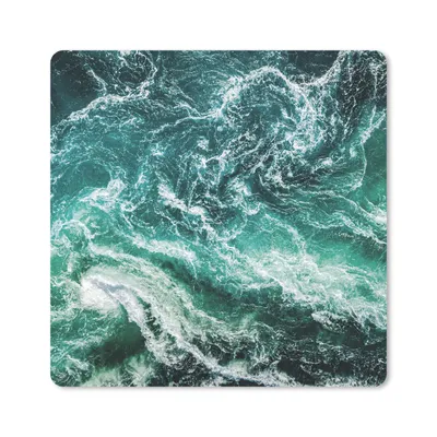 Produktbild von MuchoWow® Mauspad Mousepad Ozean - Wasser - Meer - Luxus - Grün - Türkis 20x20 cm - Mousepads - Maus Mat - Pad - Mausunterlage - Desk Mat - Bureauartikeln