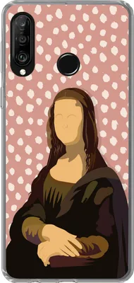 Produktbild von MuchoWow® Handyhülle Schutzhülle Hülle für Telefoonhoesje Huawei P30 Lite Leonardo da Vinci - Alte Meister - Punkte - Vintage Silikon Softcase Handy Hülle - Handyhülle