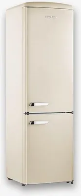 Produktbild von SEVERIN Retro Kühl-/Gefrierkombination RKG 8919  aus Kunststoff, creme Kühlschrank  Kühlschrank Retro  Kühlschrank Mit Gefrierfach  Kühl-/gefrierkombination