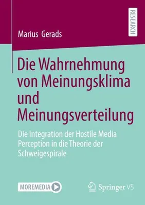 Produktbild von Die Wahrnehmung von Meinungsklima und Meinungsverteilung
