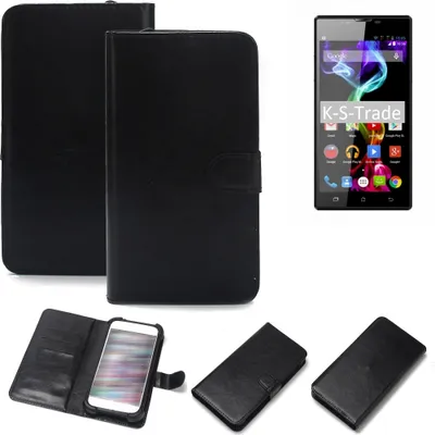 Produktbild von K-S-Trade Handyhülle Schutzhülle kompatibel mit Archos 55 Platinum Handy Schutz Hülle Handyhülle Bumper schwarz 1x