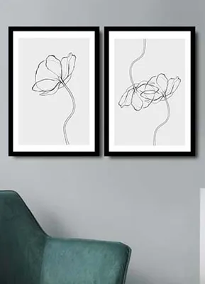 Obrázek produktu pro Wallity, 2PSCTCIZ- APY2106, Barevný, Obraz na plátně, 74 x 51 cm, Malba: 100% MDF (tloušťka: 2