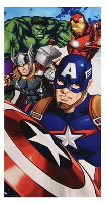 Immagine prodotto di Telo mare The Avengers 70 x 140 cm