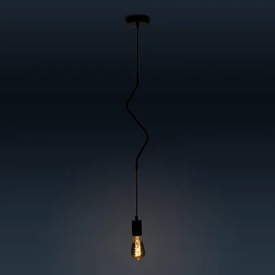 Produktbild von Deckenlampe Pendelleuchte Vintage Industrial Wohnzimmer Und Schlafzimmer E27 Farbe Schwarz Rot