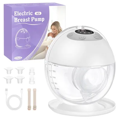Produktbild von Tragbare Milchpumpe - Elektrische Freihändige Stillpumpe - 4 Modi 12 Stufen - Wiederaufladbar Leise Auslaufsicher - 1 Stück