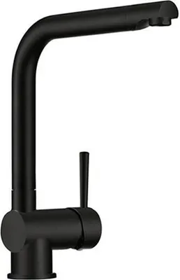 Immagine prodotto di Miscelatore monocomando a bassa pressione NABER DRIVE 1 nero opaco con bocca/rubinetto fissi
