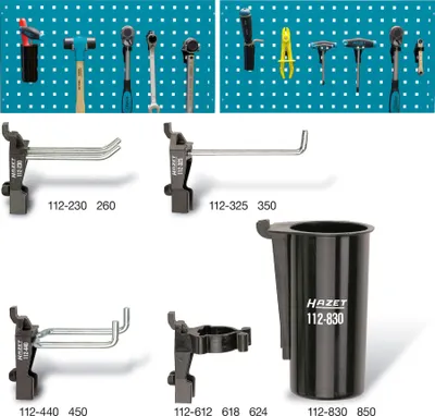 Image de HAZET 112/11 Porte-outils 11 pces (112/11)