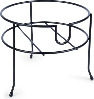 Image de Support en verre avec robinet, socle noir, distributeur de boissons