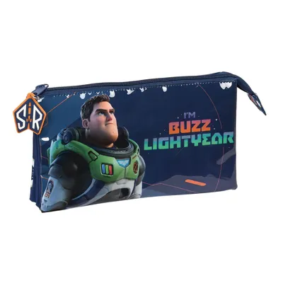 Produktbild von Dreifaches Mehrzweck-Etui Buzz Lightyear Marineblau (22 x 12 x 3 cm)