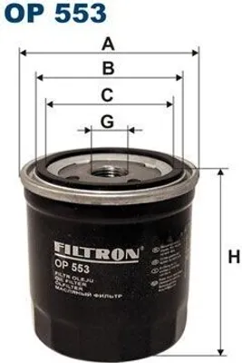 Zdjęcie produktu dla Filtr Oleju Filtron Op 553