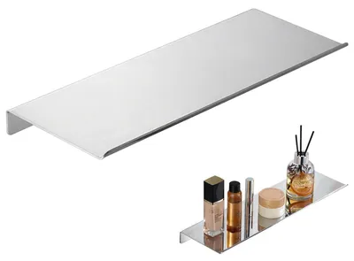 Image de Étagère suspendue Wandregal, aluminium argenté, 30 cm, 1 pièce, fixation sans perçage