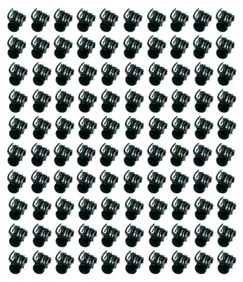 Produktbild von 100 Stück Orchideenclips - Kunststoff Mini Pflanzenstützen für Garten, Wachsklammern für Stiele, Reben und Stämme