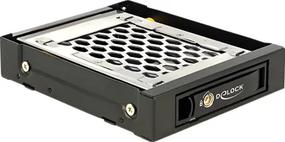 Produktbild von DeLOCK 3,5" Wechselrahmen für 1x 2,5" SATA/SAS HDD/SSD, (mit