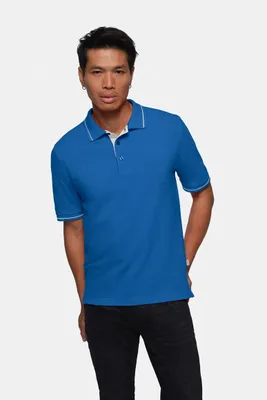 Zdjęcie produktu dla Koszulka polo CASUAL - królewska/biała - rozmiar XXL