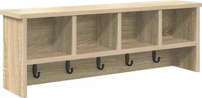 Obrázek produktu pro vidaXL Nástěnný noční stolek, dub Sonoma, 75 x 16 x 26 cm