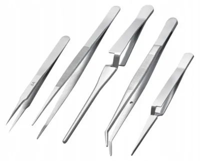Produktbild von Jonnesway AG010255 Präzisionspinzetten-Set 5-teilig Werkstatt