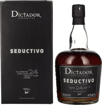 Produktbild von Dictador SEDUCTIVO 24 Years Old Colombian Aged Rum Limited Edition 44,2% Vol. 0,7l in Geschenkbox