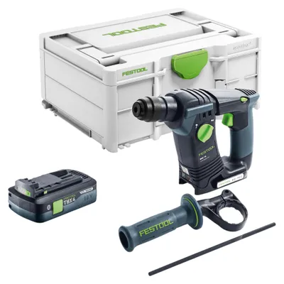 Produktbild von Festool BHC 18-Basic Akku Bohrhammer 18 V 1,8 J SDS Plus Brushless + 1x Akku 4,0 Ah + Systainer - ohne Ladegerät