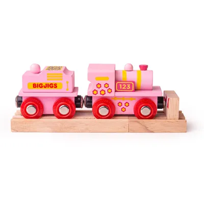 Obrázok produktu pre Bigjigs Rail Ružový motor s tendrom