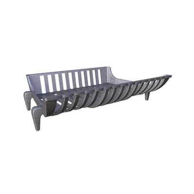 Image de Porte-bûches en fonte pour cheminée cm A 60 - P 48 x 40 x 15 H DS
