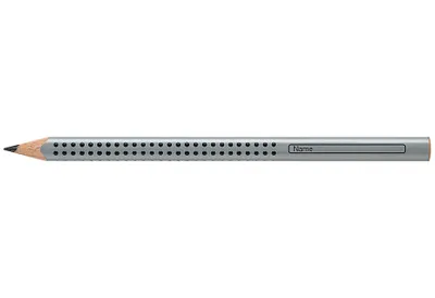 Immagine prodotto di Faber-Castell 117011 Bleistift GRIP 2001 - H, silbergrau