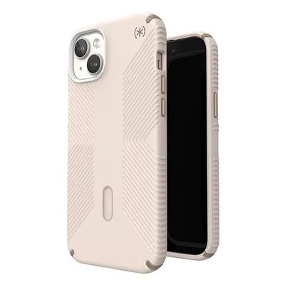 A Speck Presidio2 Griff phone case is shown on a white background, with an iPhone partially inserted.