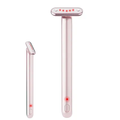 Produktbild von Anti-Aging-Augenmassagegerät, Mikrostrom-Gesichtsgerät mit 7 LED-Farben, EMS-Strom und Rotationsmassage zur Faltenreduzierung