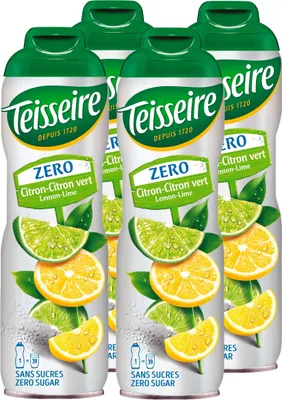 Produktbild von Teisseire Getränke-Sirup Lemon/Zitrone 0% - 600ml (4er Pack)