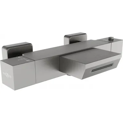 Obrázek produktu pro Mexen Cube termostatická vanová baterie, Grafitově černá - 77360-66