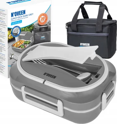 Zdjęcie produktu dla Elektryczny Lunch Box Pojemnik Podgrzewacz Obiadu Do Biura Auta Tira 12/24V