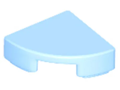 Produktbild von Lego® 1x1 Fliesen Rundecke 25269 - 10 Stück Helles Hellblau