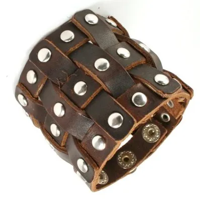Productafbeelding van Cored herenarmband, leder, model Q059