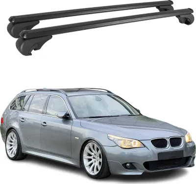 Produktbild von Dachträger für BMW 5er E61 Touring 2004-10 / M5 E61 Touring 2007-10 Schwarz