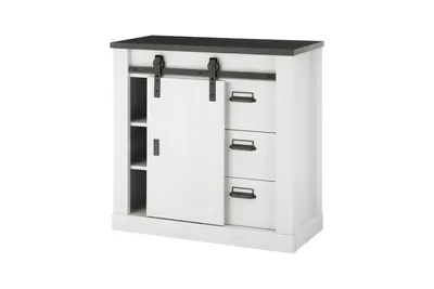Produktbild von Kommode Sherwood 51 Pinie weiß anthrazit mit soft-close 93 cm