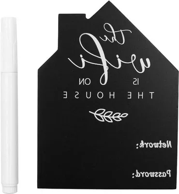 Image de Éclat vert - Tableau blanc en bois pour l'intérieur avec stylo à pointe basculante - Pour la maison, le salon, le comptoir deou le bureau
