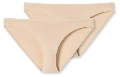 Produktbild von Schiesser Damen 2 er Pack Mini Gr. 42 sand