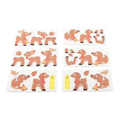 Obrázok produktu pre 3D puzzle, Santa Claus 3D papierové puzzle, 3D papierové puzzle, 3D papierové puzzle pre deti, ekologické 3D papierové puzzle