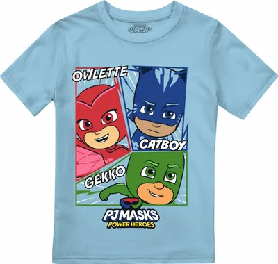 Produktbild von PJ Masks - "Comic Heroes" T-Shirt für Jungen TV2459 (128) (Hellblau)