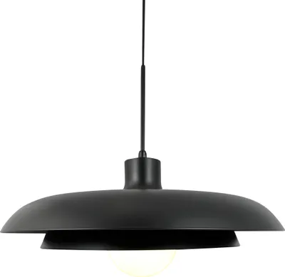 Produktbild von Pendelleuchte LED, Hängelampe, Deckenlampe Pendel, Pendellampe Esstisch, Pendelleuchte für Wohnzimmer, Skandinavische Design, AVA schwarz