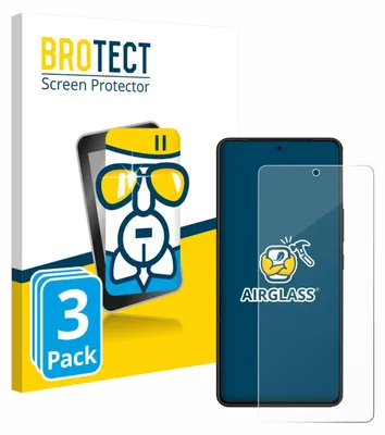 A product shot of a screen protector packaging and the screen protector itself.