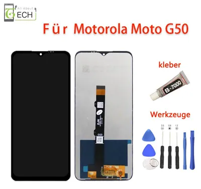 Produktbild von Für Motorola Moto G50 XT2137 LCD Display Touchscreen Werkzeuge + Kleber