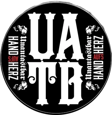 Produktbild von Unantastbar - UATB/HAH, Button schwarz, 25mm, mit Nadel