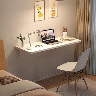 Produktbild von Wandtisch Wandklapptisch Küchentisch Schreibtisch Esstisch klappbar 80x50cm Weiß