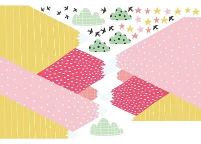 Image de Autocollants muraux scandinaves pour enfants de Cilka, 120 x 180 cm